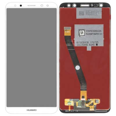 Lcd + Touch Screen Per Rne L01, L21 Rne Huawei Mate 10 Lite - Bianco