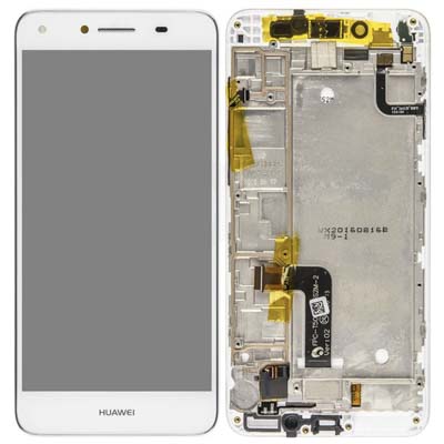 Lcd + Touch + Frame Per Cun-U29 Huawei Y5 Ii 3G - Bianco