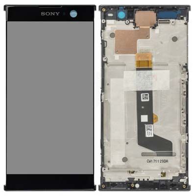 Schermo Lcd + Touch Per H3113, H3123, H3133, H4113, H4133 Sony Xperia Xa2 - Nero