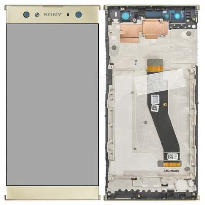 Lcd + Touch + Frame Per H3212, H3223, H4213, H4223 Ultra Sony Xperia Xa2 - Oro