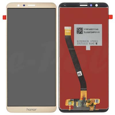 Lcd + Touch Per Bnd-L21 Huawei Honor 7X - Oro