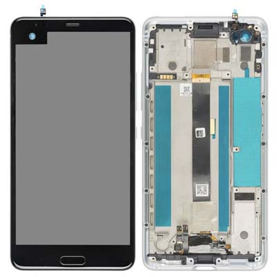 Lcd + Touch + Cornice Per Htc U Ultra - Ice White