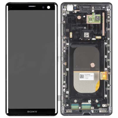 Lcd + Touch + Frame Per H8416, H9436, H9493 Sony Xperia Xz3 - Nero