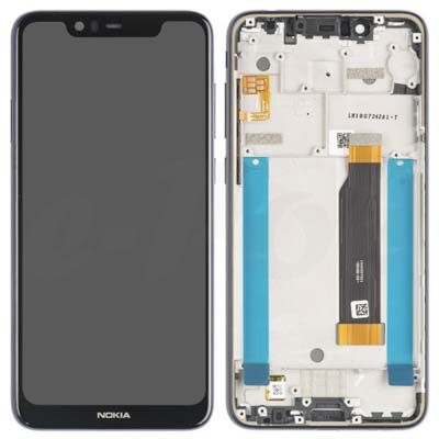 Lcd + Touch Per Nokia 5.1 Plus - Baltic Sea Blue