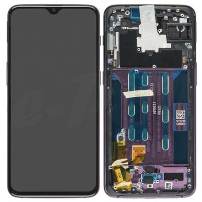 Lcd + Touch + Frame Per Oneplus 6T - Viola