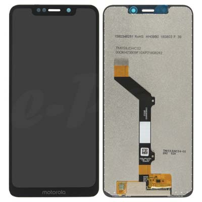 Lcd + Touch Per Motorola One - Nero