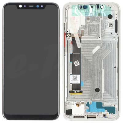 Lcd + Touch + Frame Per Xiaomi Mi 8 - Argento