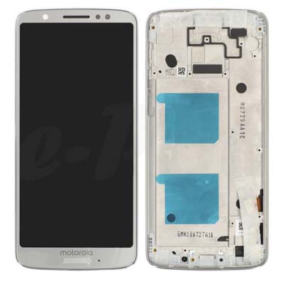 Lcd + Touch Per Xt1925 Motorola Moto G6 - Argento