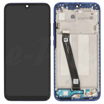 Lcd + Touch + Frame Per Xiaomi Redmi 7 - Comet Blu - Compatibile