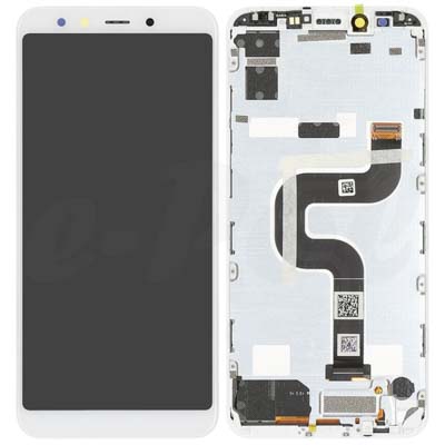 Lcd + Touch + Frame Per Xiaomi Mi A2 - Bianco