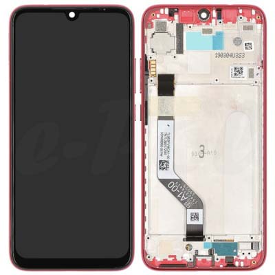 Lcd + Touch + Frame Per Xiaomi Redmi Note 7 - Rosso