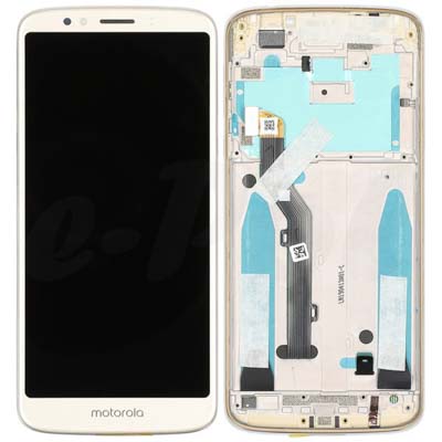 Lcd + Touch + Frame Per Xt1922 Motorola Moto G6 Play - Oro