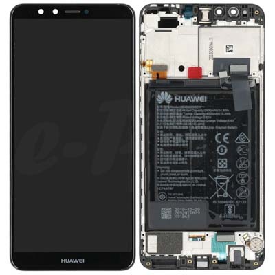 Lcd + Touch + Frame + Batteria Per Fla-L21  Huawei 32598 - Nero