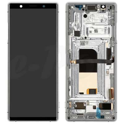 Lcd + Touch + Frame Per J8210, J9210 Sony Xperia 5 - Grigio