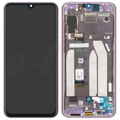 Lcd + Touch + Frame Per Xiaomi Mi 9 Se - Lavender Viola