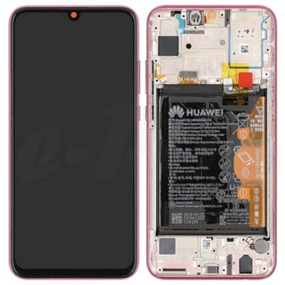 Lcd + Touch + Batteria Per Hry-Lx1T Honor 20 Lite - Rosso