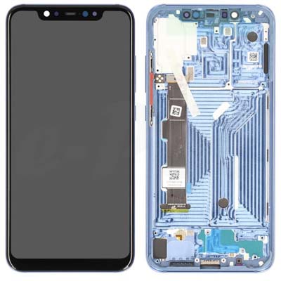 Lcd + Touch + Frame Per Xiaomi Mi 8 - Blu