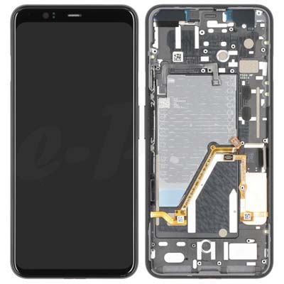 Lcd + Touch + Frame Per Google Pixel 4 Xl - Nero