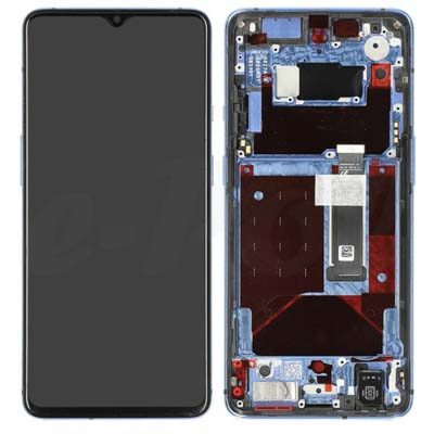 Lcd + Touch + Frame Per Hd1901, Hd1903 Oneplus 7T - Blu