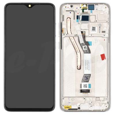 Lcd + Touch + Frame Per Xiaomi Redmi Note 8 Pro - Bianco