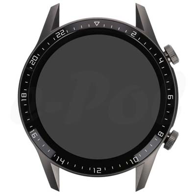 Lcd + Touch + Frame Per Ltn-B19B Huawei Watch Gt2 Elite 46Mm - Grigio