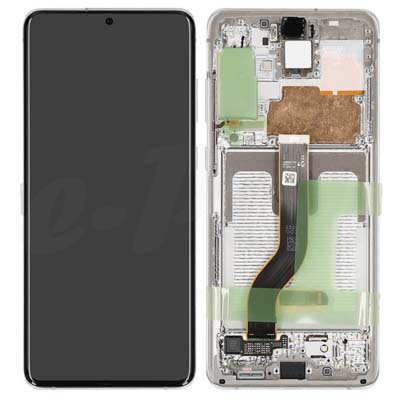 Lcd + Touch + Frame Per G985F, G986B Samsung Galaxy S20+ 5G - Cloud Bianco