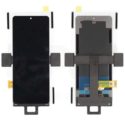 Lcd + Touch Per F700N Samsung Galaxy Z Flip - Nero