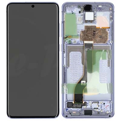 Lcd + Touch + Frame Per G985F, G986B Samsung Galaxy S20+, S20+ 5G - Bts Edition Viola