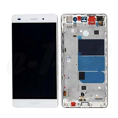 Display Lcd + Touch Per Huawei Ascend P8 Bianco Compatibile No Logo