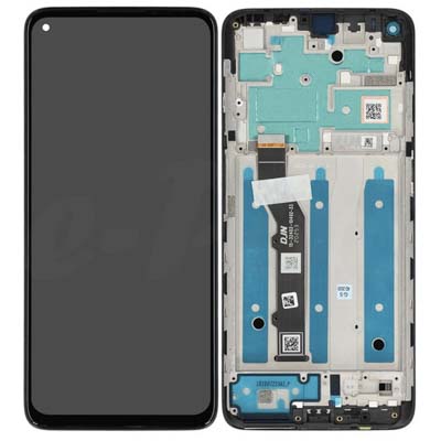 Lcd + Touch + Frame Per Xt2087 Motorola Moto G9 Plus - Nero - Compatibile