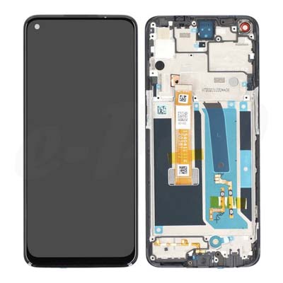 Lcd + Touch + Frame Per Oneplus Nord N10 5G - Ghiaccio Di Mezzanotte