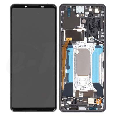 Lcd + Touch + Frame Per Sony Xperia 5 Iii - Black