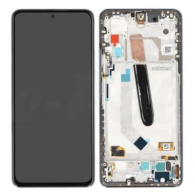 Lcd + Touch + Frame Per Xiaomi Mi 11I - Frosty White