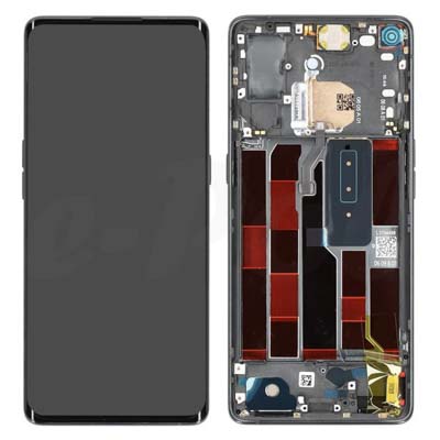 Lcd + Touch + Frame Per Cph2089 Oppo Reno4 Pro 5G - Space Black