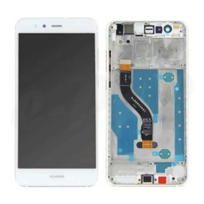 Display Lcd + Touch + Frame Per Huawei P10 Lite Bianco