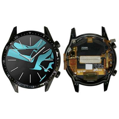 Lcd + Touch + Frame Per Ltn-B19P, Ltn-B19S, Ltn-B19B, Ltn-B19V Huawei Watch Gt2 46Mm - Black