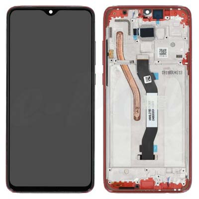 Lcd + Touch + Frame Per M1906G7I, M1906G7G Xiaomi Redmi Note 8 Pro - Twillight Orange