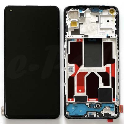 Lcd + Touch + Frame Per Eb2103 Oneplus Nord Ce 5G -  Black