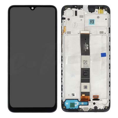 Lcd + Touch + Frame Per 220233L2C Xiaomi Redmi 10A - Charcoal Black