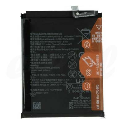 BATTERIA HB396286ECW PER HUAWEI P SMART 2019 HONOR 10 LITE 3400 MAh BATTERY