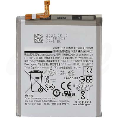 BATTERIA ORIGINALE SERVICE SAMSUNG GALAXY S21 FE SM-G990 EB-BG990ABY 4500 MAh