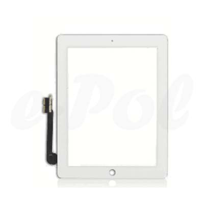 Touch Screen Per Ipad 3 Bianco + Tasto Home