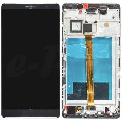 Display Lcd + Touch + Frame Per Huawei Mate 8 - Nero