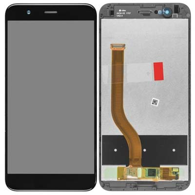 Lcd + Touch + Frame Per Duk-L09 Huawei Honor 8 Pro - Nero Compatibile