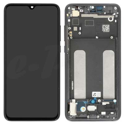 Lcd + Touch + Frame Per Xiaomi Mi 9 Lite - Onyx Grey M1904F3Bg