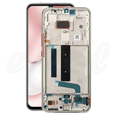 Lcd + Touch + Frame Per Xiaomi Mi 10 Lite 5G - Dream Bianco